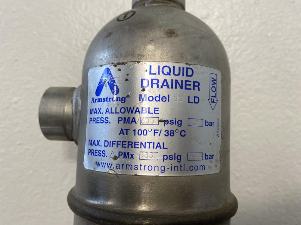 Armstrong 3/4" NPT Liquid Drainer, 22LD, 600 PSIG Max